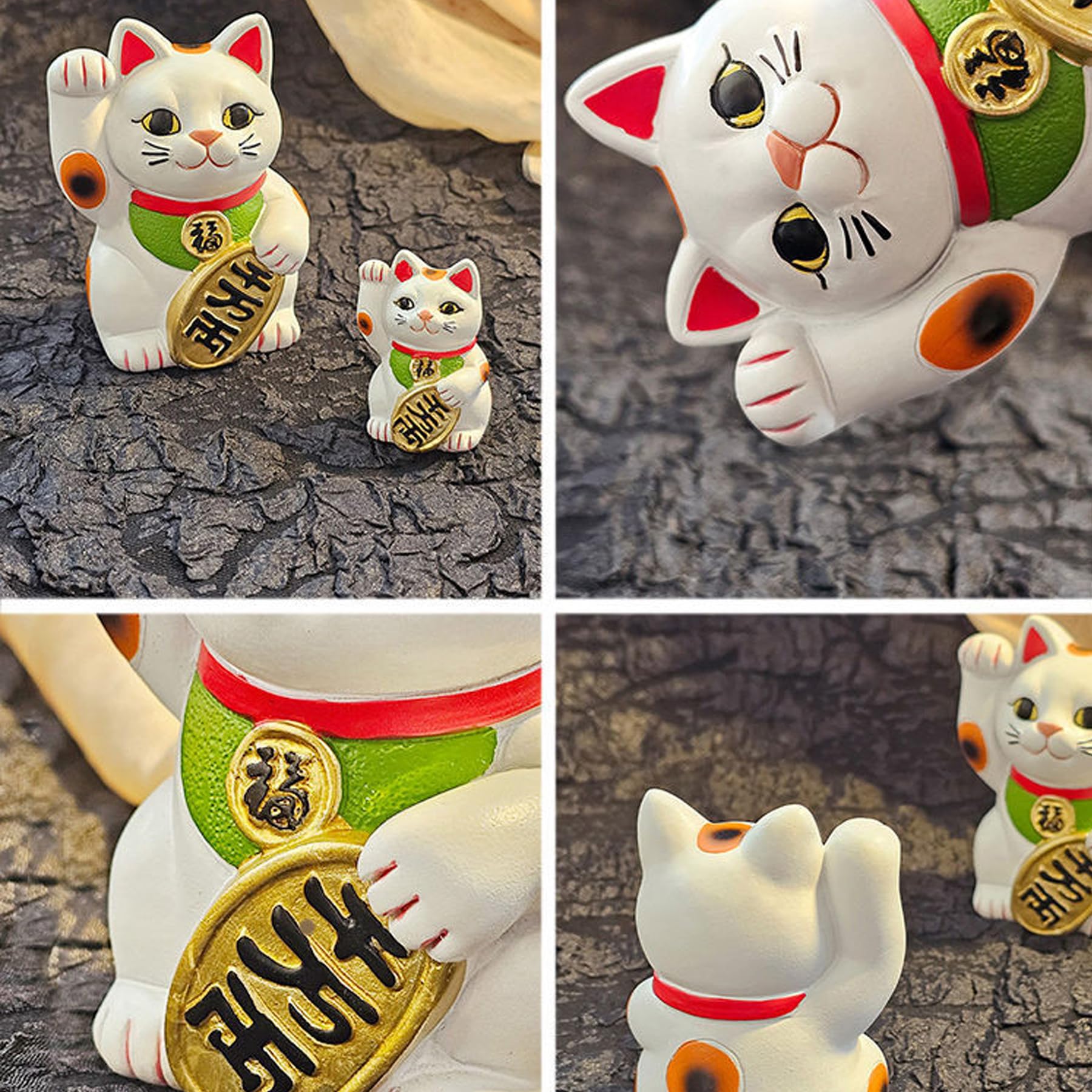 Amazon.co.jp: 招き猫 置物 開運 招福 運気アップ 金運祈願 商売繁盛